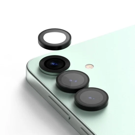 Camera Lens Protector Samsung S25 Plus With Metal Ring Araree - Clear